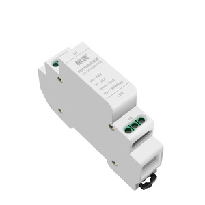 Gigabit 10/100/1000Mbps POE Network Power Monitor 48V ราง5KA สัญญาณพลาสติก Arrester อุปกรณ์รักษาความปลอดภัยในบ้าน - Product Image 2