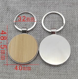 Porte-clés en bois gravé Logo Sublimation porte-clés en bois vierge pour la gravure imprimé au Laser cadeau promotionnel Souvenirs porte-clés - Product Image 5