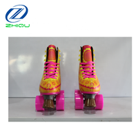 Patins à roulettes les plus populaires, chaussures en PU à quatre roues, patins à roulettes quad pour enfants
