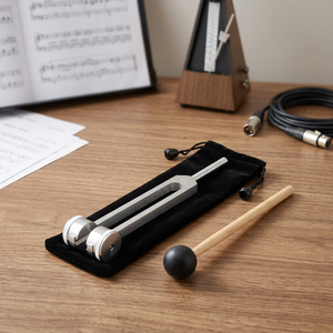 Diapasón de Acero Profesional de Alta Calidad, Herramienta Manual de Diagnóstico Médico para el Cuidado de la Salud con Martillo de Percusión y Chakra - Product Image 2