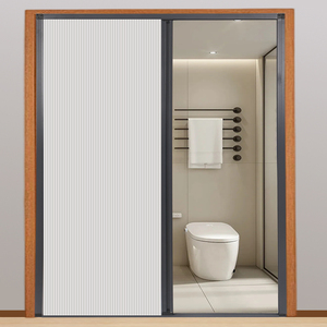 Tùy chỉnh hợp kim nhôm có thể gập lại tổ ong cửa tự cài đặt phân vùng Windproof trượt phòng ngủ nhà bếp không thấm nước - Product Image 5