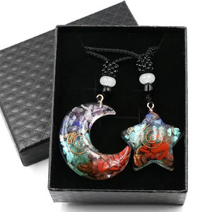 Vendita calda meditazione spirituale cristallo luna e stella guarigione cristallo 7 <span class=keywords><strong>Chakra</strong></span> Tumbling Stone Box Set - Product Image 3