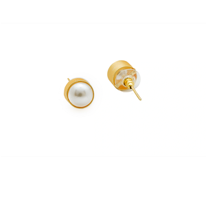 Ensemble élégant de collier et boucles d'oreilles en perles pour femmes, plaqué or, fait main, pour mariage, fête ou occasions spéciales - Product Image 6