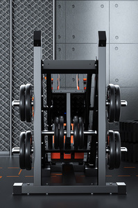 Máy ép chân hai chức năng 45 độ hack Squat thương mại phòng tập thể dục thiết bị tập thể dục chân đào tạo sức mạnh thương mại - Product Image 5