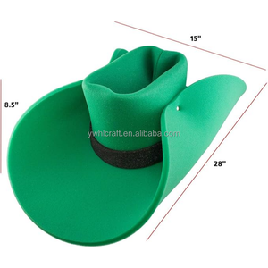 Sombrero de Vaquero de Espuma HLC ODM, Talla Única, Color Azul, Sombrero de Vaquero Gigante de Espuma para Halloween, Deportes, Cumpleaños, Bodas, Decoración de Fiestas - Product Image 4