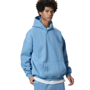 Sweat à capuche en molleton surdimensionné <span class=keywords><strong>vintage</strong></span> pour homme, style américain, avec cordon de serrage, 350G, pour l'hiver, marque Tide, taille XL, transfrontalier - Product Image 6