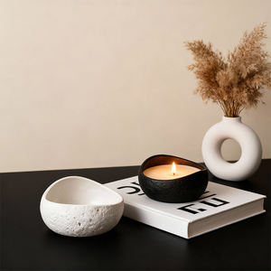 Velas Aromáticas de Concreto Relaxlines, Luxuosas, Personalizadas, com Rótulo Privado, Feitas de Cera de Soja - Product Image 1