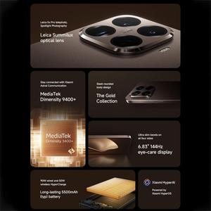 Per Xiaomi 15T Pro Versione Globale 12GB+1TB 6.83 <span class=keywords><strong>Pollici</strong></span> Xiaomi HyperOS 2 MediaTek Dimensity 9400+ Octa Core NFC Smartphone 5G - Product Image 3