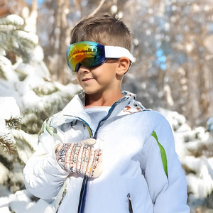 Occhialini da sci professionali UV400 protezione occhiali da Snowboard Anti-appannamento sci Outdoor occhiali sportivi per bambini - Product Image 4