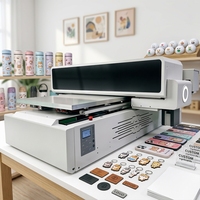 Impresora UV Reeleyin 6090 con Cámara CCD, Máquina de Impresión Plana de Grado Industrial, Impresoras de Inyección de Tinta para Etiquetas Transparentes