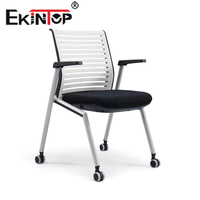 Chaise pliante Ekintop pour salle de formation, chaise d'étude pour étudiants, chaise pliante pour salle de classe, chaise d'école