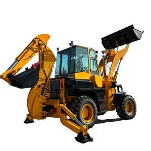 Mini 4x4 máy kéo nhỏ gọn backhoe loader WZ30-25 25 với kết thúc trước loader Xô được trang bị với yuni động cơ giá tốt để bán