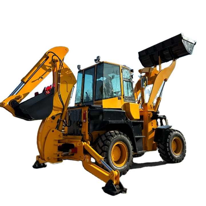 Mini 4x4 Compact Tractor Backhoe Loader WZ30-25 25 With Front End ...
