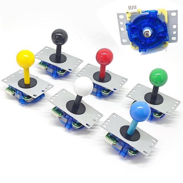 Classic Arcade Joystick 5pin Game DIY Sanwa Spare Parts English Yinglucky Y-1063 Metal+Plastic for Arcade Game Machine