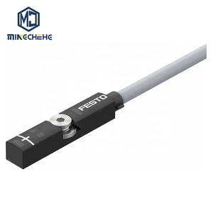 ชิ้นส่วนนิวเมติกที่ทนทาน SMT-8M-A-NS-24V-E-2.5-OE 574338 SMT-8M-A-NS-24V-E-0.3-M8D 574339 สำหรับเครื่องมือวัดความแม่นยำในระบบอัตโนมัติ - Product Image 1