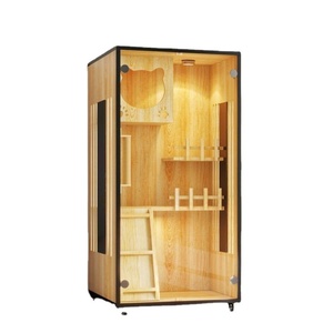 OUFA Personnalisé Moderne Intérieur Chien Chat Meubles Maison Transporteurs Faits à la Main Petit Animal Armoire Maisons Cages Pour Animaux De Compagnie - Product Image 6