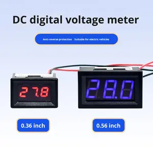 BEICHEN Hersteller Großhandel 0,36 Zoll 0,56 Zoll DC Spannungs messer Digital anzeige Rot Blau Rückwärts anschluss PCB PCBA - Product Image 4