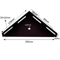 Support de fer de lit direct d'usine divers modèles meubles lit coin Triangle support lit matériel accessoires