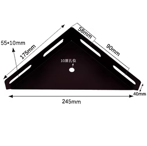 Soporte de hierro para cama directo de fábrica, varios diseños, muebles, esquina de cama, soporte triangular, accesorios de Hardware para cama - Product Image 3