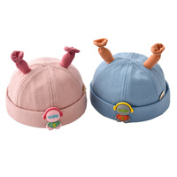 RongGuang mayorista fabricante Otoño Invierno personalizado algodón lindo niños bebé sombrero cálido sombrero para actividades al aire libre