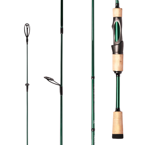 मछली पकड़ने की छड़ ग्रेफाइट हल्के अल्ट्रा लाइट ट्राउट रॉड 2 टुकड़े कोर्क हैंडल क्रप्पी मछली पकड़ने रॉड - Product Image 1