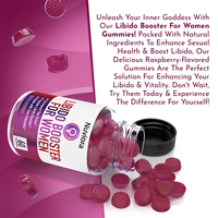 Gummies pour le soutien immunitaire et la libido féminine, marque privée OEM, fabrication en usine, 60 gummies pour adultes, non destiné aux adolescents, énergie