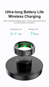 Anillo Inteligente de Salud VR11, Resistente al Agua 5ATM, Controlado por Aplicación, Monitor de Frecuencia Cardíaca, Rastreador de Actividad Física y <span class=keywords><strong>Sueño</strong></span> para Hombres y Mujeres - Product Image 6