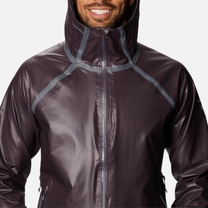 PIHA SPORTS Mens Quick Dry Waterproof 100% Polyester <b>Lightweight</b> Sports MTB Cycling Rain <b>Jacket</b> Hooded Collar <b>Summer</b> 2026 - Product Image 3