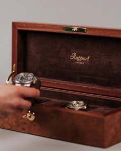 OEM Luxury Wooden <b>Watch</b> <b>Case</b> Lock with Leather Inner Eco-Friendly 5 Compartments Smooth Texture <b>Watch</b> Display Storage <b>Box</b> Custom - Product Image 3