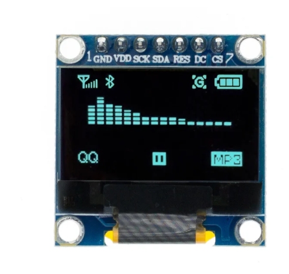 Original 0.96" OLED SPI/IIC I2C White/blue/yellow Blue 0.96 Inch OLED Module 128X64 OLED LCD LED Display Module for ARDUINO