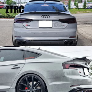 For AUDI A5 S5 <strong>RS5</strong> B9 B9.5 Sportback 4Door M4 Style Real Carbon Fiber Material Rear <strong>Spoiler</strong> Trunk Wing 2017-2024 - Product Image 2