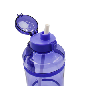 Colore gradiente grande capacità sport borraccia portatile sport personalizzato bottiglia d'acqua gallone bottiglia d'acqua con paglia - Product Image 6