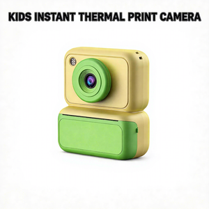 Mini appareil photo instantané pour enfants CCD, vidéo Full HD, grand angle 120°, vlog, photos, matériau ABS sûr, mémoire intégrée 128 Go - Product Image 1