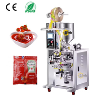 Machine de remplissage de pâte de chili, machine automatique pour l'emballage de mayonnaise, de pâtes et de beurre de cacahuète en sachet