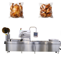 Machine d'emballage sous vide pour aliments congelés, viande, poisson, fromage, thermoformeuse