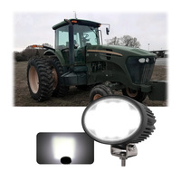 ECE R10 approbation 6.5 pouces ovale LED lampe de travail pour John Deere combiner 9560 9660 Led lampe de travail d'inondation