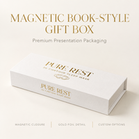 Boîte cadeau portable pour masque oculaire, boîte à livres, carton blanc personnalisé avec marquage à chaud et gaufrage, petites séries