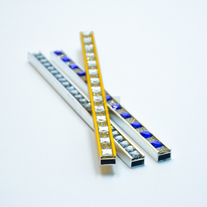12*9mm U hình dạng nhôm ngói cạnh <span class=keywords><strong>TRIM</strong></span> tôn tạo với đồ trang sức - Product Image 5