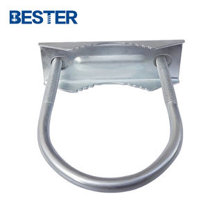 भारी शुल्क 3 इंच फिक्सिंग यू-आकार के फर्श बोल्ट यू-बोल्ट क्लैंप असेंबली और नट्स - Product Image 4