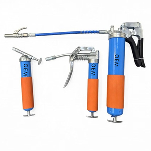<span class=keywords><strong>Pistola</strong></span> de Engrase Manual de Alta Resistencia de 120 CC con Empuñadura de <span class=keywords><strong>Pistola</strong></span> y Alta Presión, Compatible con Cartuchos de 85 g para Automóviles, Camiones, Excavadoras y Maquinaria Agrícola - Product Image 1