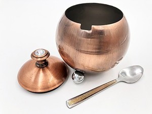 <span class=keywords><strong>Zuccheriera</strong></span> in <span class=keywords><strong>Acciaio</strong></span> Inox con Coperchio e Cucchiaio, Design Moderno Rotondo per Cucina e Sala da Pranzo - Product Image 3