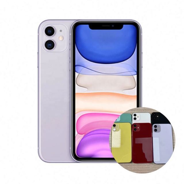 Hot Sale Orginal Used Red White Cheapest Bar Feature Phones Second Hand Dual Camera for Phone 11 Pro Max Phone 11