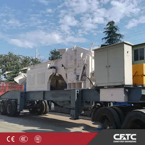 Concasseur mobile à roues pour le concassage du ballast ferroviaire et du revêtement routier - Product Image 1