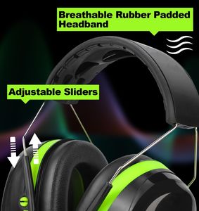 أغطية للأذنين مضادة للضوضاء عالية الجودة لضمان السلامة في العمل من المصنع لحماية السمع في المطار من الأعمال الخشبية - Product Image 4