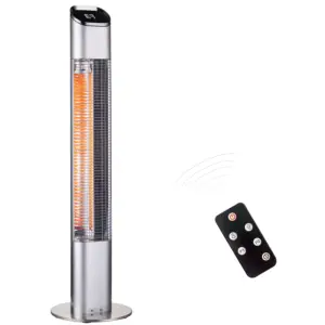 Carbon Fiber Tower Infrared Heater For Outdoor and Indoor With Remote Control