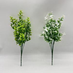 Fabrik künstliche Eukalyptus blatt Grün Busch Innen und Außen Home Patio Garten dekoration Langlebiges Kunststoff material - Product Image 1