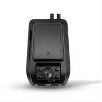 Dashcam Pelacak GPS 4G Dengan Video Langsung ADAS DMS Alarm SOS Penglihatan Malam Sudut Lebar Mendukung Empat Kamera untuk Perekaman Perjalanan Mobil