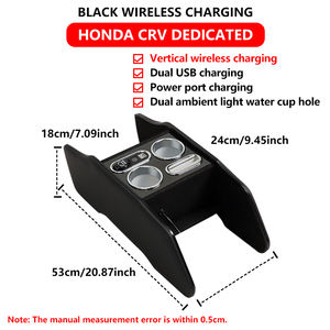 Chargement sans fil 17-21 CRV Boîte de conversion d'accoudoir Boîte de marche centrale spéciale Set Auto Supplies Interior Accessories - Product Image 6