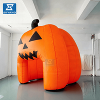 Tente gonflable sur le thème d'Halloween, maison gonflable d'Halloween