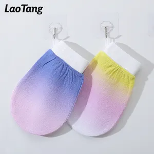Gant exfoliant pour le corps Bath Bodyworks, gants de gommage, éponge exfoliante pour le bain, gommage corporel écologique - Product Image 1